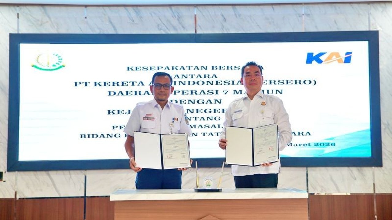 PT KAI Daop 7 Madiun menjalin MoU dengan Kejaksaan Negeri Blitar untuk penanganan masalah hukum perdata dan tata usaha negara, memperkuat tata kelola perusahaan dan menjaga aset negara.