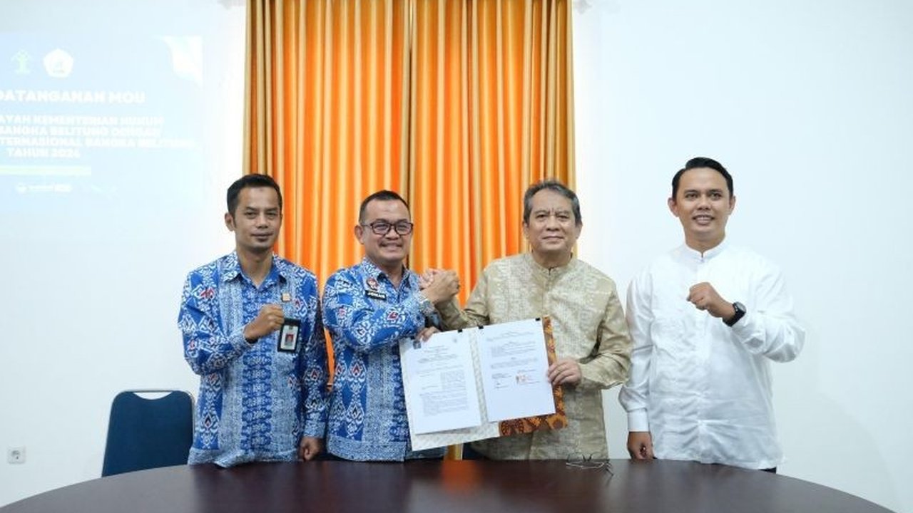 Kanwil Kemenkum Kepulauan Bangka Belitung jalin kerja sama dengan Institut Citra Internasional (ICI) untuk perkuat perlindungan kekayaan intelektual (KI) civitas akademika, dorong inovasi dan kesadaran hukum.