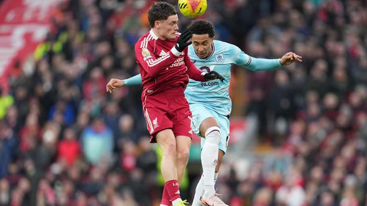 Gelandang Liverpool, Florian Wirtz, mencetak gol tunggal Liverpool ketika bermain imbang 1-1 kontra Burnley pada laga pekan ke-22 Premier League di Stadion Anfield, Sabtu (17/01/2026) malam W