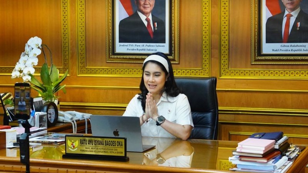 Wakil Menteri Kependudukan dan Pembangunan Keluarga/Wakil Kepala BKKBN Ratu Ayu Isyana Bagoes Oka menekankan pentingnya keluarga sehat emosional sebagai fondasi utama pembentukan kepercayaan diri dan ketahanan anak di era digital.