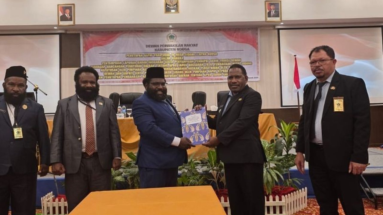 DPRK Nduga mendesak Pemkab Nduga prioritaskan peningkatan SDM, penanganan kemiskinan ekstrem, stunting, dan ketahanan pangan dalam APBD Nduga 2026 yang baru ditetapkan.