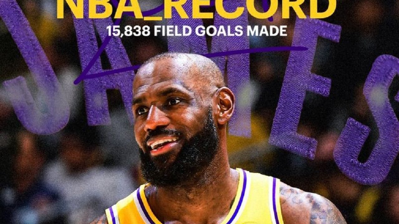 Bintang Los Angeles Lakers, LeBron James, kembali mengukir sejarah di NBA dengan menjadi pemain field goal terbanyak sepanjang masa, memperpanjang daftar rekor individu yang ia pegang.