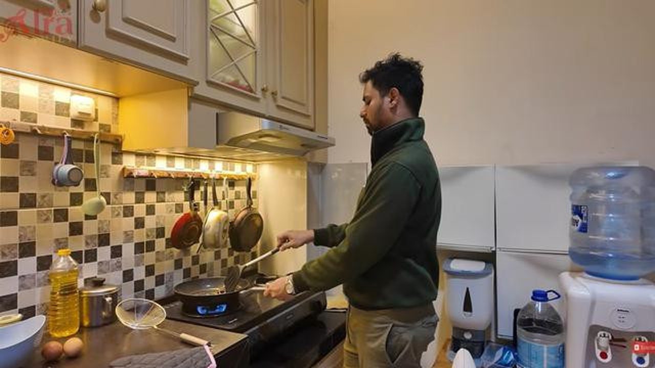 Potret Dapur Rumah Sederhana Lady Rara dan Aladull (youtube.com/@Aladull)