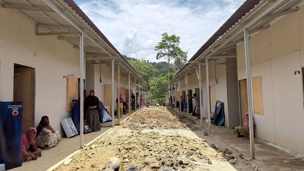 Ribuan Huntara Terbangun di Gayo Lues. (Badan Komunikasi Pemerintah RI)