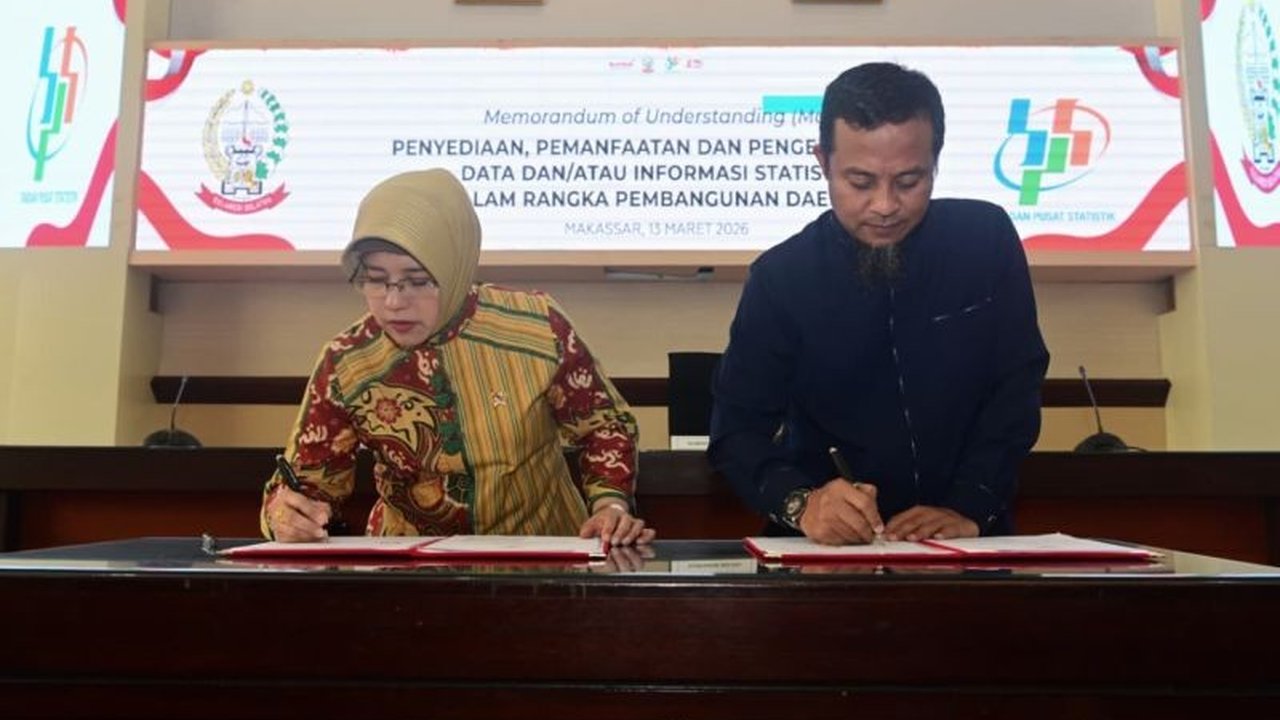 Kerja sama Pemprov Sulsel dan BPS RI menandai langkah maju dalam Penguatan Data Statistik Sulsel, menjadi kompas utama perumusan kebijakan pembangunan daerah yang lebih akurat dan terukur.