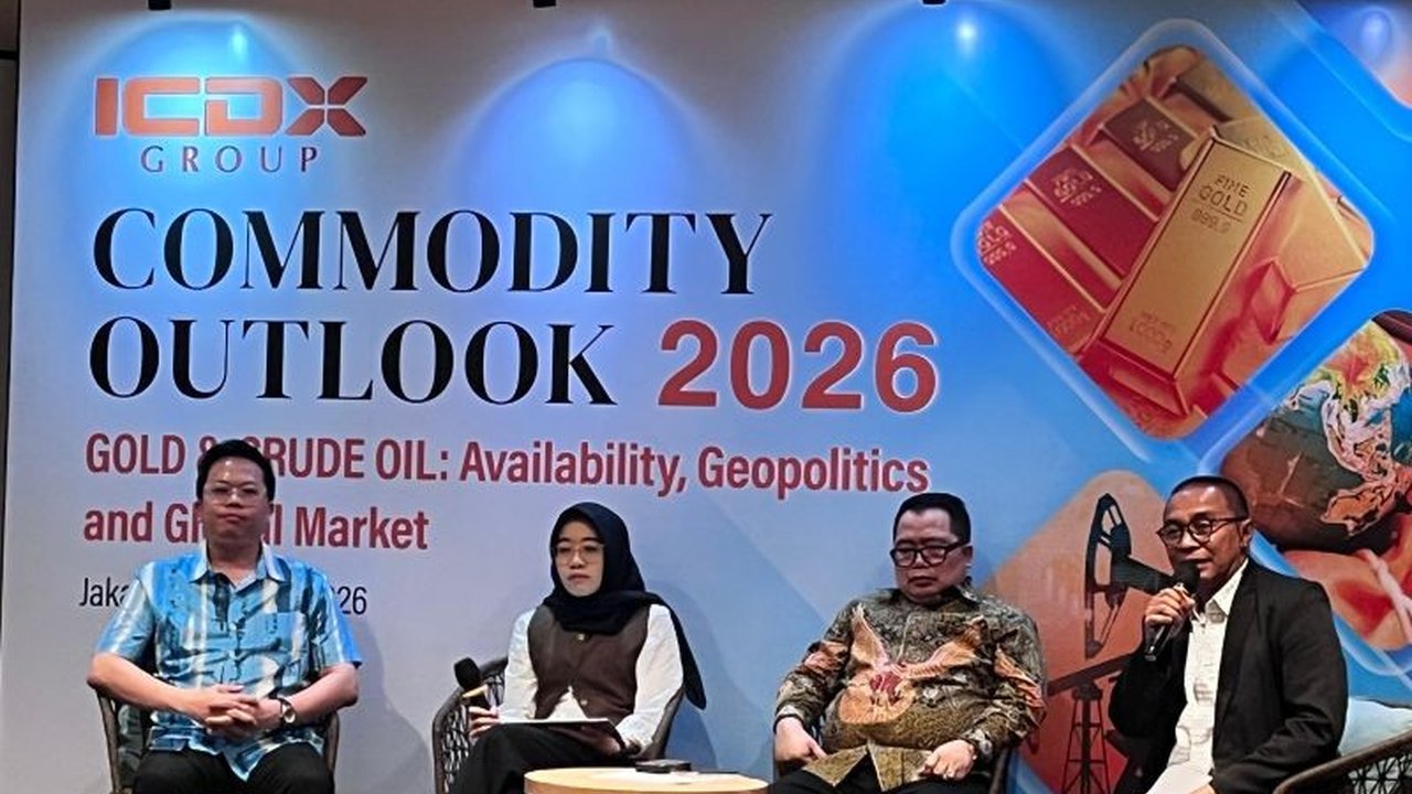 Indonesia Commodity and Derivatives Exchange (ICDX) memproyeksikan harga emas bisa menyentuh US$6.000 per troy ounce pada akhir 2026. Ketahui faktor pendorong dan potensi reli harga emas di tengah ketidakpastian global.