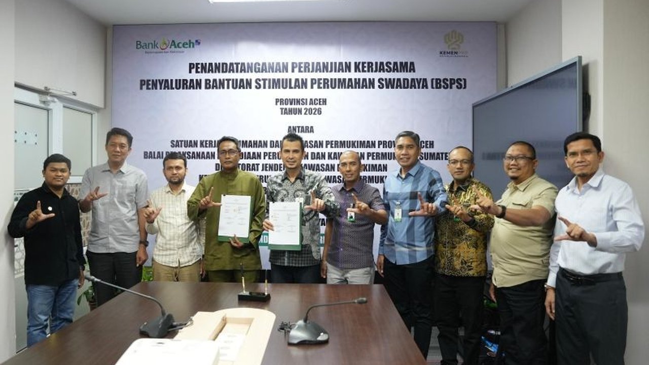 Bank Aceh Syariah (BAS) kembali terpilih sebagai bank penyalur Bantuan Stimulan Perumahan Swadaya (BSPS) untuk tahun anggaran 2026 di Aceh. Kepercayaan ini menegaskan komitmen Bank Aceh Penyalur BSPS 2026 dalam mendukung program strategis nasional.
