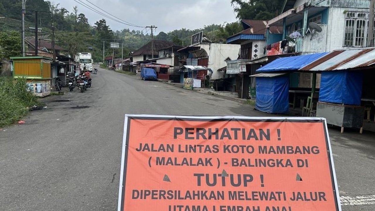 Demi keselamatan pemudik Lebaran 2026, Pemprov Sumbar memutuskan Penutupan Jalur Malalak yang menghubungkan Padang-Bukittinggi. Keputusan ini diambil karena perbaikan pascabencana hidrometeorologi masih berlangsung.