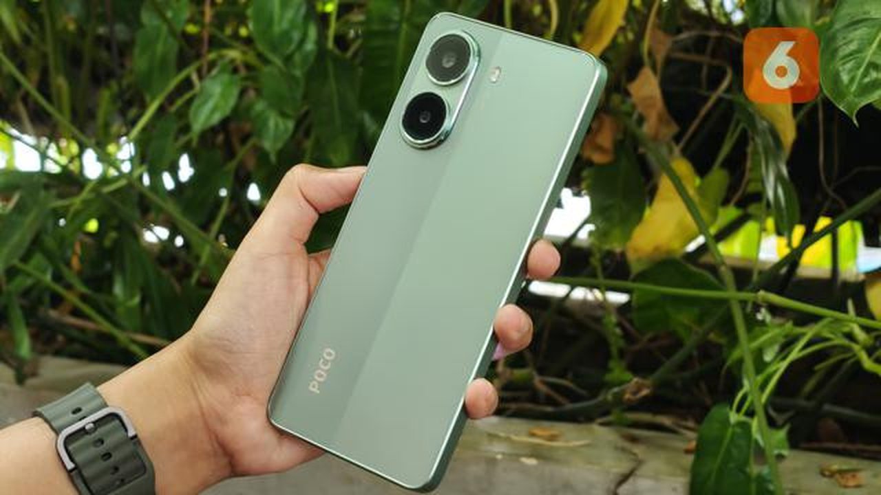 Tampilan Poco X7 Pro yang telah meluncur, ini harga resminya di Indonesia. (Liputan6.com/Agustinus M. Damar)