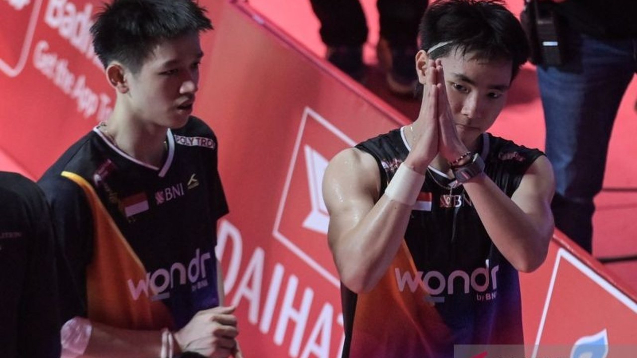 Pebulu tangkis ganda putra Raymond Indra/Nikolaus Joaquin melakukan evaluasi menyeluruh terhadap aspek fokus permainan mereka setelah kandas di perempat final Orleans Masters 2026.