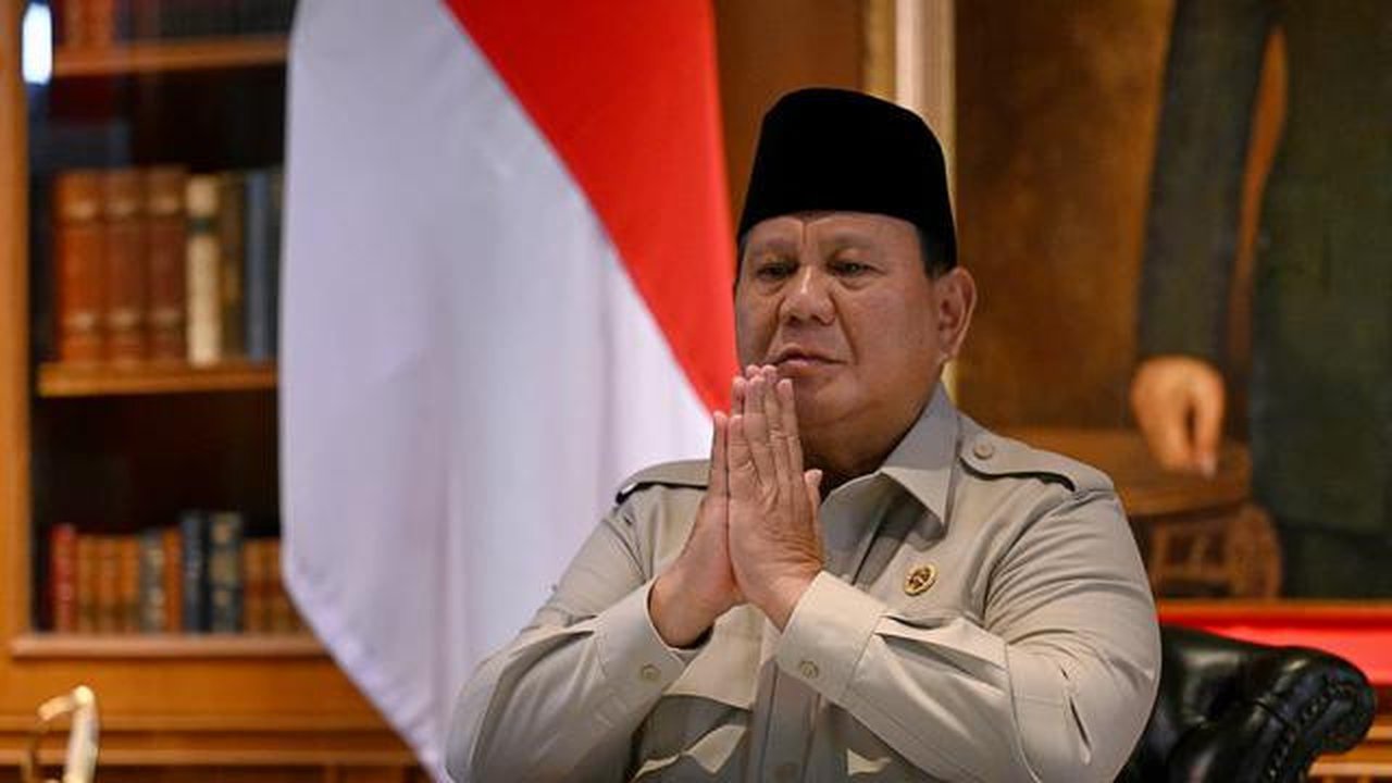 Presiden Prabowo mengucapkan selamat Hari Raya Idul Fitri 1447 Hijriah bagi umat muslim di Indonesia. (Foto: Biro Pers Istana)