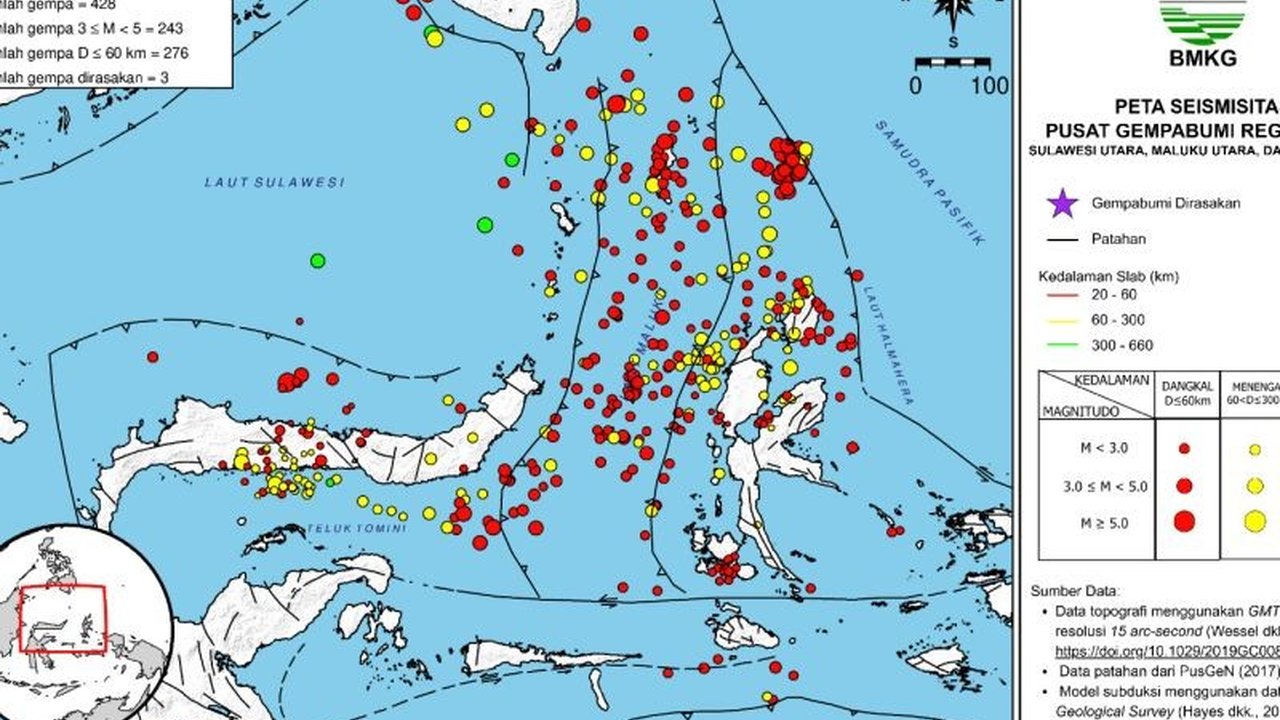 Stasiun Geofisika Manado mencatat dominasi gempa magnitudo 3-5 di Sulawesi Utara sepanjang Februari 2026. Ketahui sebaran dan imbauan BMKG untuk mitigasi risiko gempa Sulawesi Utara Februari.