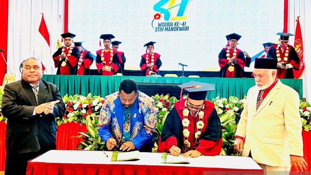 Sekolah Tinggi Ilmu Hukum (STIH) Manokwari berkomitmen mendukung penguatan peran Majelis Rakyat Papua Barat (MRPB) dalam pengembangan hukum adat dan perlindungan Orang Asli Papua (OAP) melalui kajian akademik dan riset, demi pembangunan inklusif.