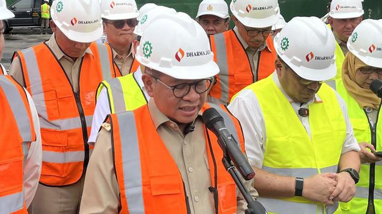 Gubernur Jakarta Pramono Anung di Dermaga 101, Pelabuhan Tanjung Priok, Jakarta Utara, Senin (23/2/2026). (Foto: Liputan6.com/Winda Nelfira).