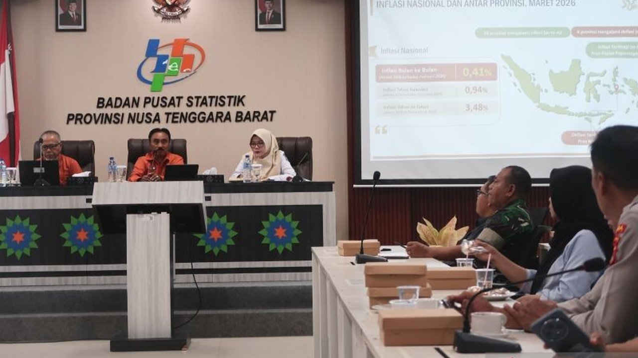 Badan Pusat Statistik (BPS) Nusa Tenggara Barat mencatat kenaikan harga komoditas pangan, terutama cabai dan tomat, menjadi pemicu utama inflasi NTB Maret 2026, meskipun ada upaya intervensi pasar.
