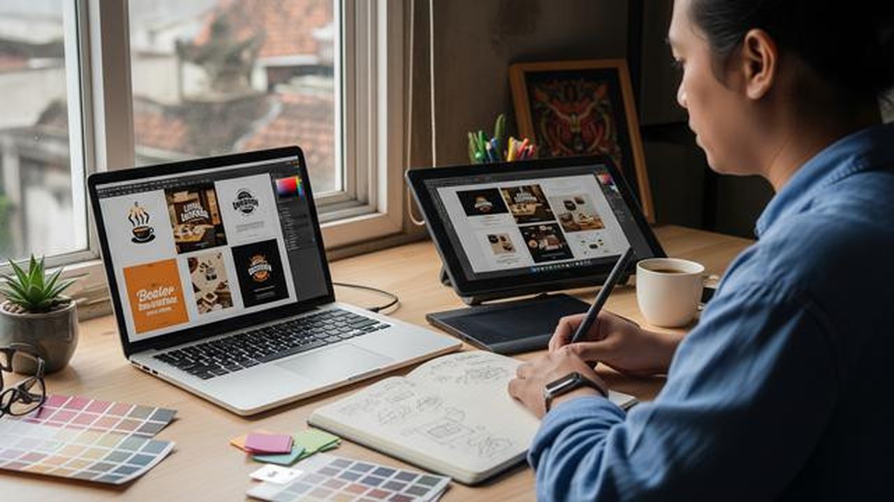 Jasa Desain Grafis/Ide Usaha Jasa Modal Kecil (Sumber: gemini.com)