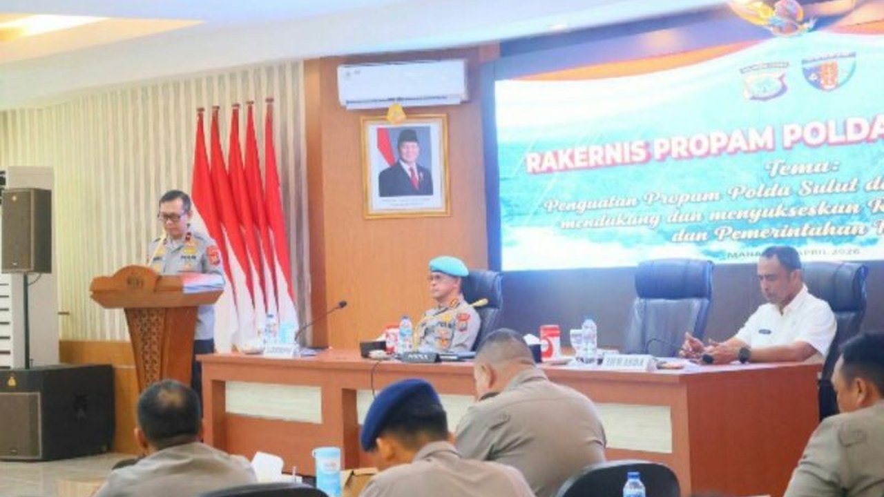 Polda Sulawesi Utara (Sulut) terus memperkuat pengawasan internal di jajarannya melalui Rapat Kerja Teknis (Rakernis) Bidang Profesi dan Pengamanan (Bid Propam) Tahun Anggaran 2026 untuk mengevaluasi kinerja dan merumuskan strategi menghadapi tantangan tu