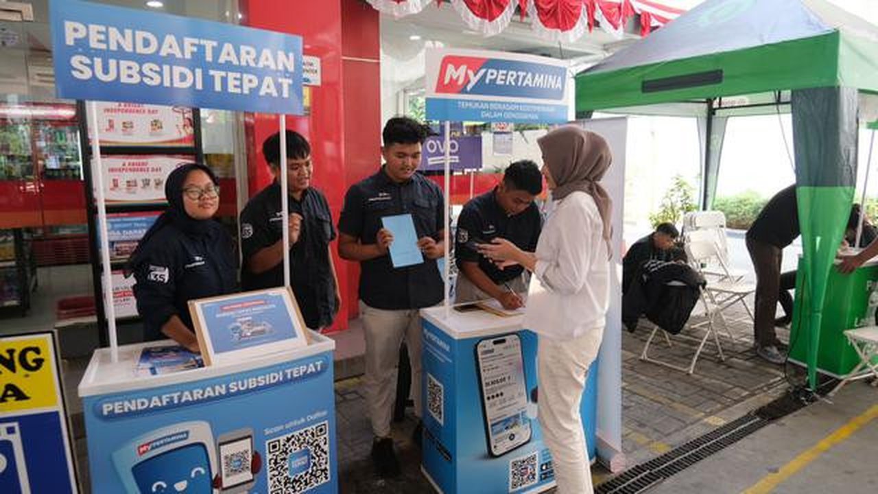 Pendaftaran subsidi tepat di Pertamina. (Foto: Pertamina)
