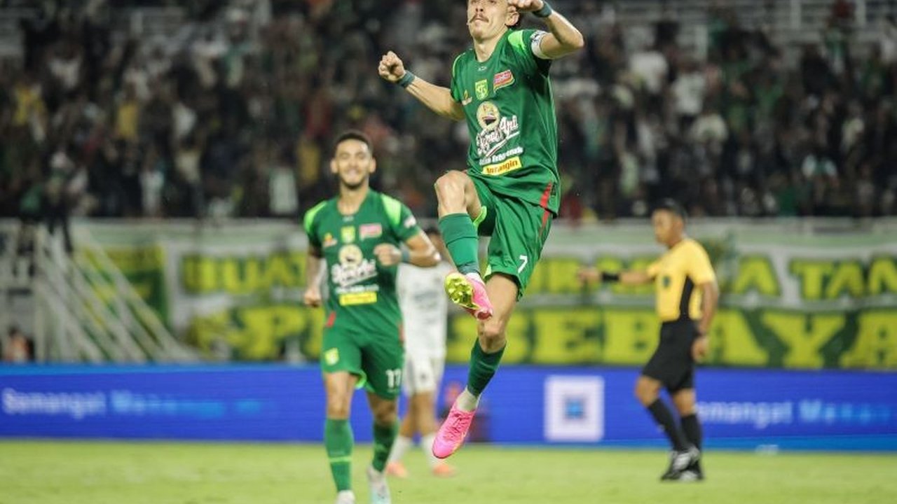Persebaya Surabaya berhasil meraih kemenangan tipis 1-0 atas Persita Tangerang dalam lanjutan BRI Super League 2025/2026, membuat Persebaya Menang Persita dan kini menduduki peringkat kelima klasemen sementara.