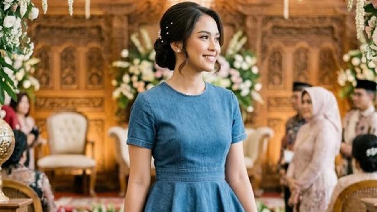 Model Baju Bridesmaid Denim (cretaed by AI)