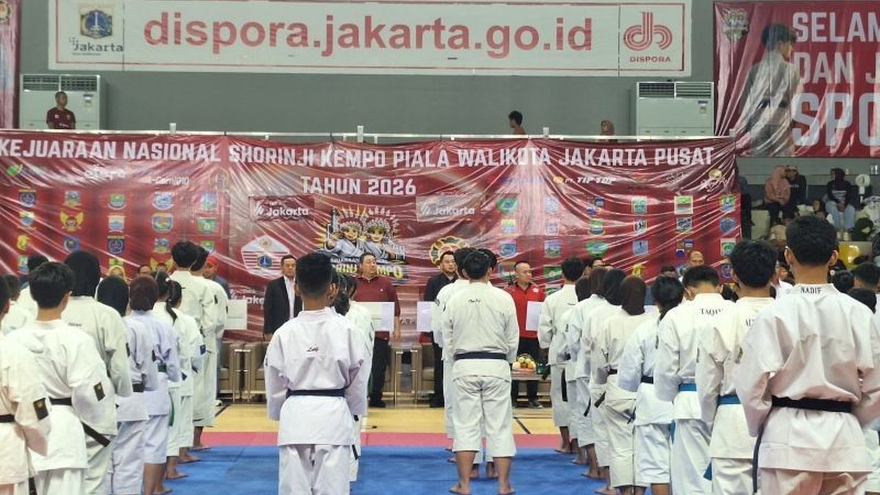 Kejuaraan Nasional Shorinji Kempo Piala Walikota Jakarta Pusat 2026 menjadi ajang penting bagi 369 atlet untuk menguji kemampuan dan mempersiapkan diri menuju Pekan Olahraga Nasional (PON) 2028.