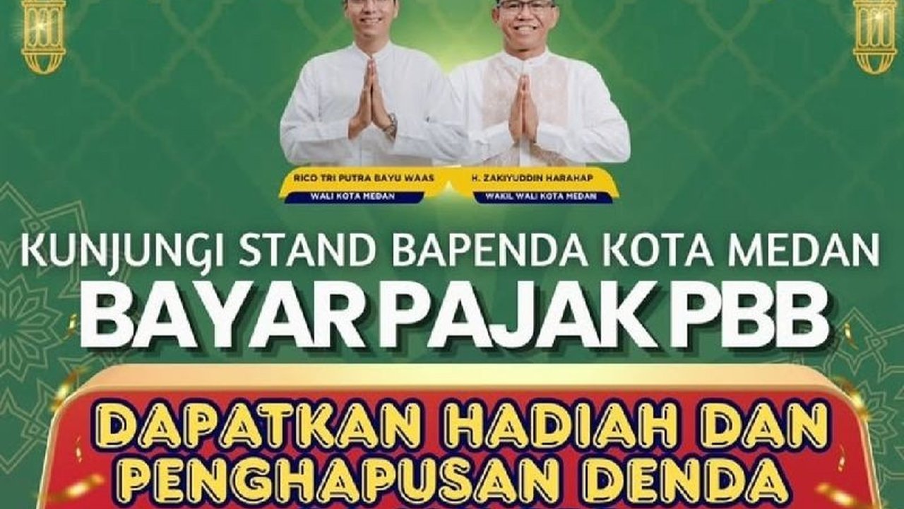 Pemerintah Kota Medan mengoptimalkan pendapatan daerah dengan membuka layanan pembayaran Pajak Bumi dan Bangunan (PBB) serta program penghapusan denda selama pelaksanaan MTQ Ke-59, mempermudah masyarakat.