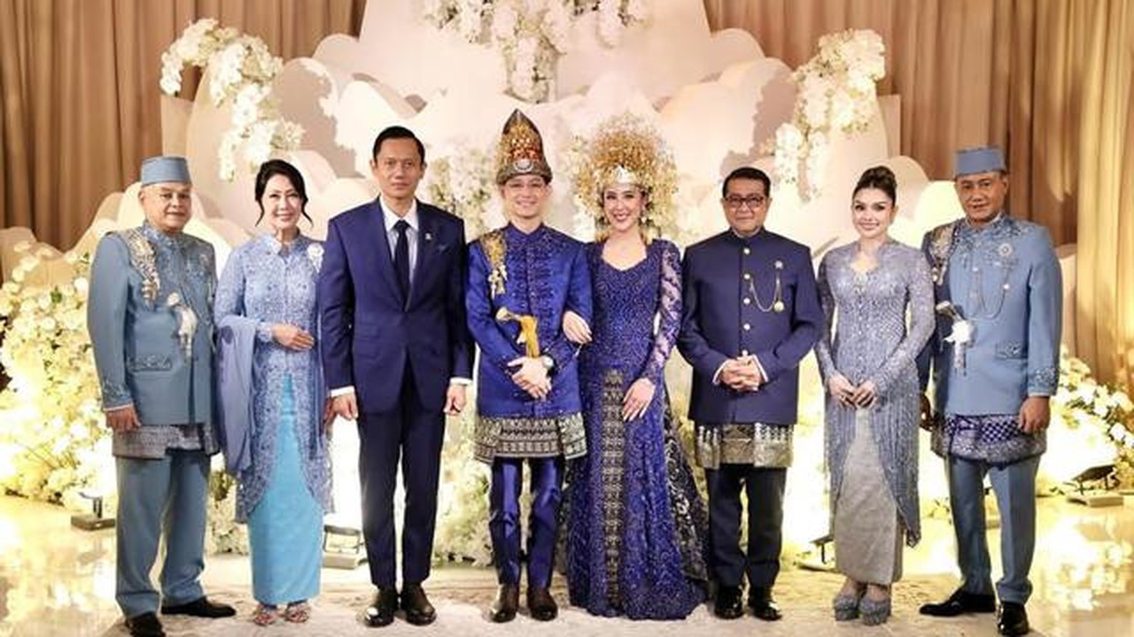 Tamu publik figur di pernikahan Teuku Rassya dan Cleantha Islan. [IG: @agusyudhoyono]