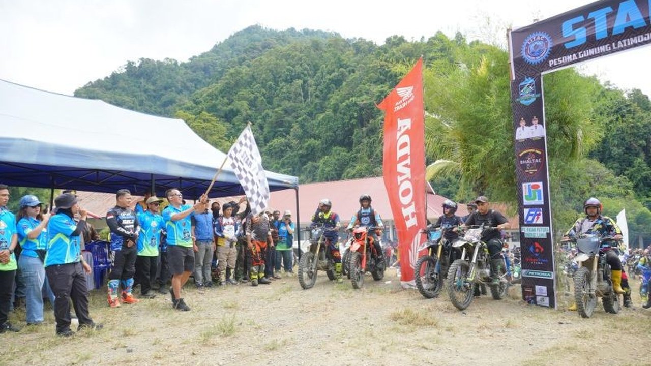 Ratusan peserta memacu adrenalin dalam Adventure Trail Pesona Latimojong 2026 di Luwu, Sulawesi Selatan, sekaligus mempromosikan keindahan alam daerah.