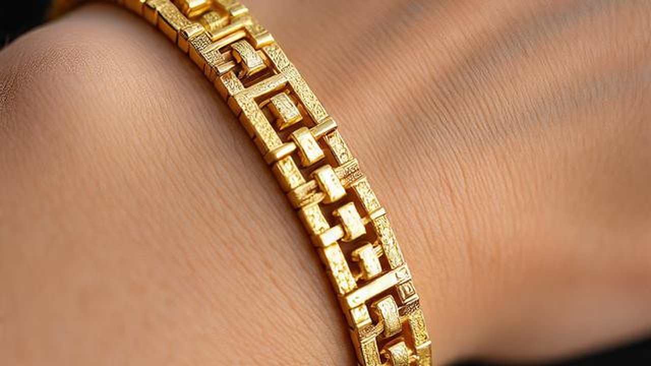 Model Gelang Rantai Emas London Terbaru (Meta AI)
