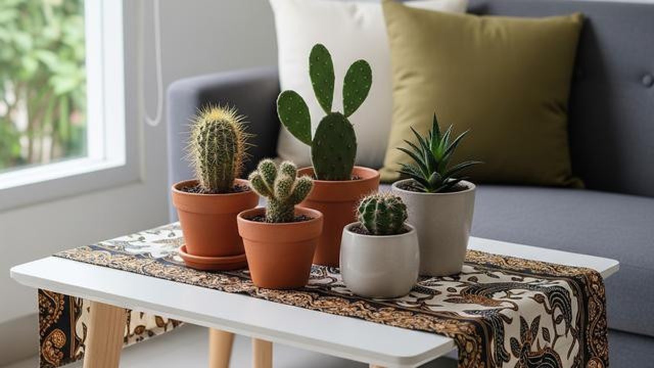 Tips Merawat Kaktus di Rumah. (Foto: AI)