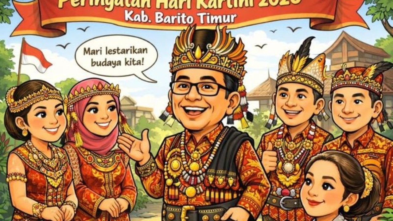 Pemerintah Kabupaten Barito Timur mewajibkan seluruh ASN mengenakan busana adat dan batik khas daerah untuk memperingati Hari Kartini 2026, sebagai bentuk penghormatan dan pelestarian budaya lokal.
