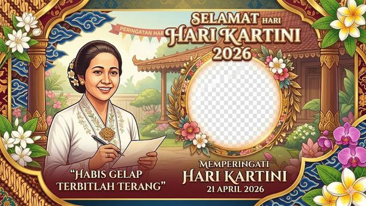 Twibbon Hari Kartini 2026 (created by AI)