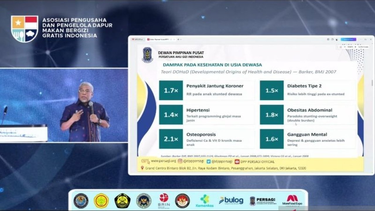 Ketua Umum Persagi Dodi Izwardi tegaskan Program MBG jadi solusi krusial atasi kedaruratan tersembunyi dampak stunting, ancaman serius bagi masa depan bangsa.