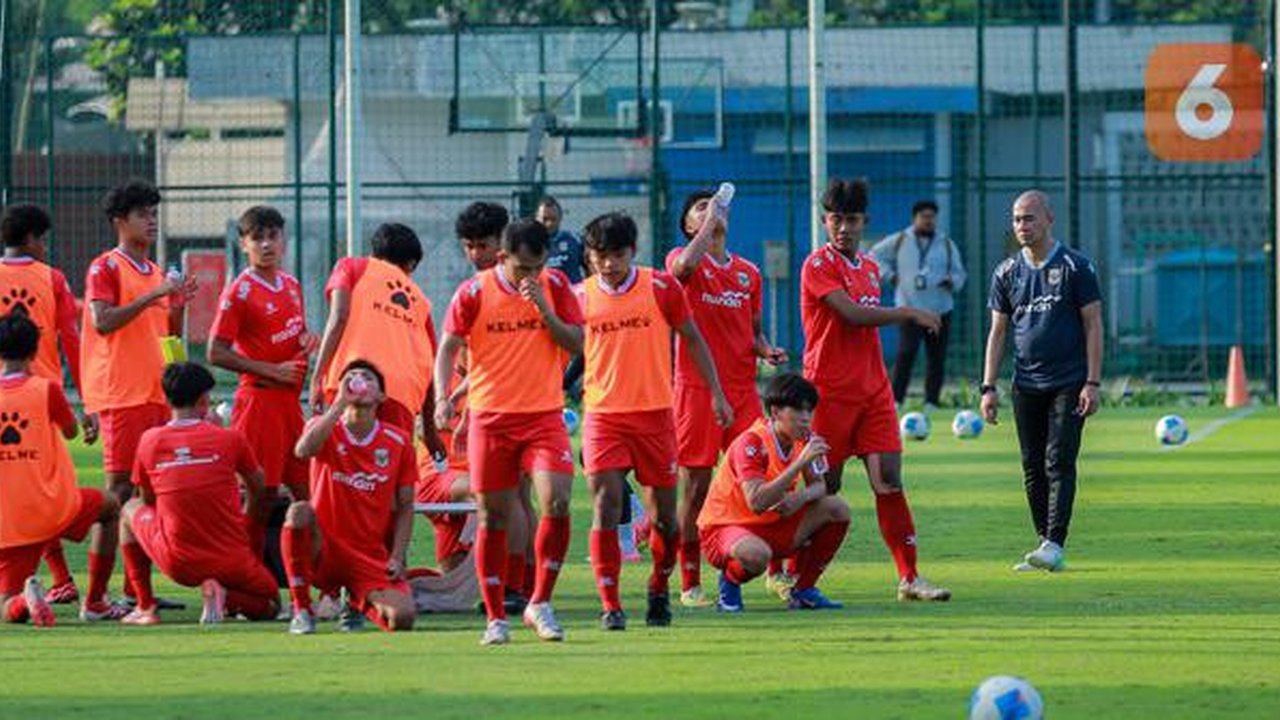 Timnas Indonesia U-17 nantinya akan satu grup dengan Jepang, China, dan Qatar dalam ajang yang akan berlangsung pada 5--22 Mei 2026. (Bola.com/Bagaskara Lazuardi)