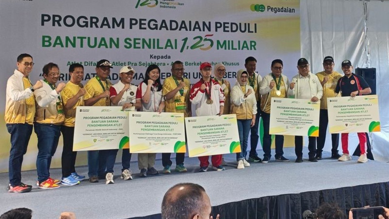PT Pegadaian menunjukkan komitmen sosialnya dengan menyalurkan bantuan senilai Rp1,25 miliar bagi atlet difabel, berkebutuhan khusus, dan prasejahtera, menegaskan program Pegadaian Peduli Atlet Difabel untuk masa depan olahraga Indonesia.