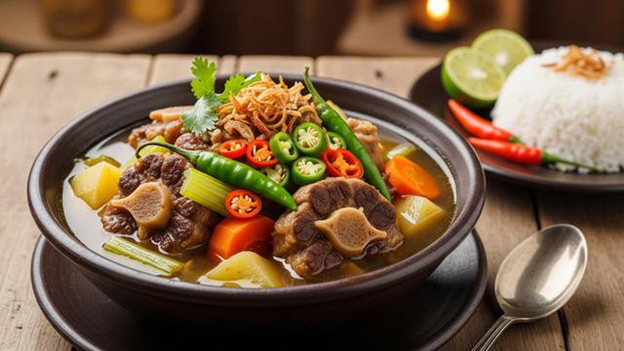 Resep Sop Janda. (Foto: Gemini AI)