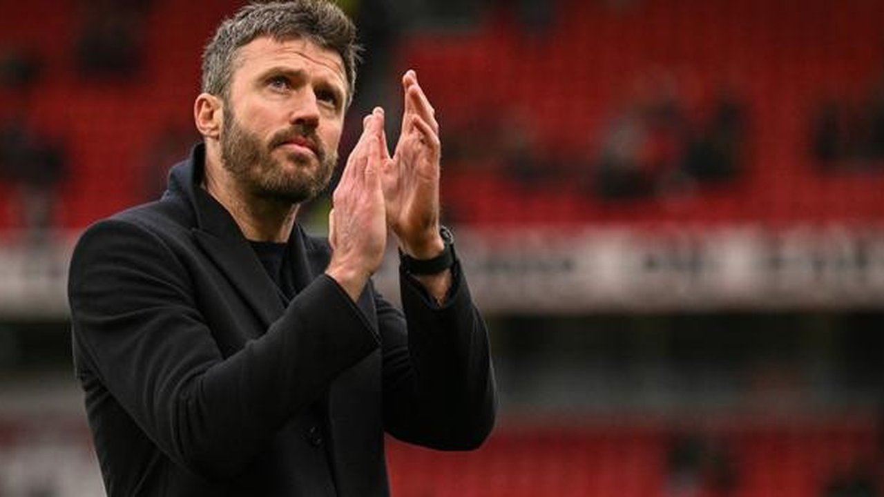 Manajer Manchester United, Michael Carrick. (Oli Scarff/AFP)