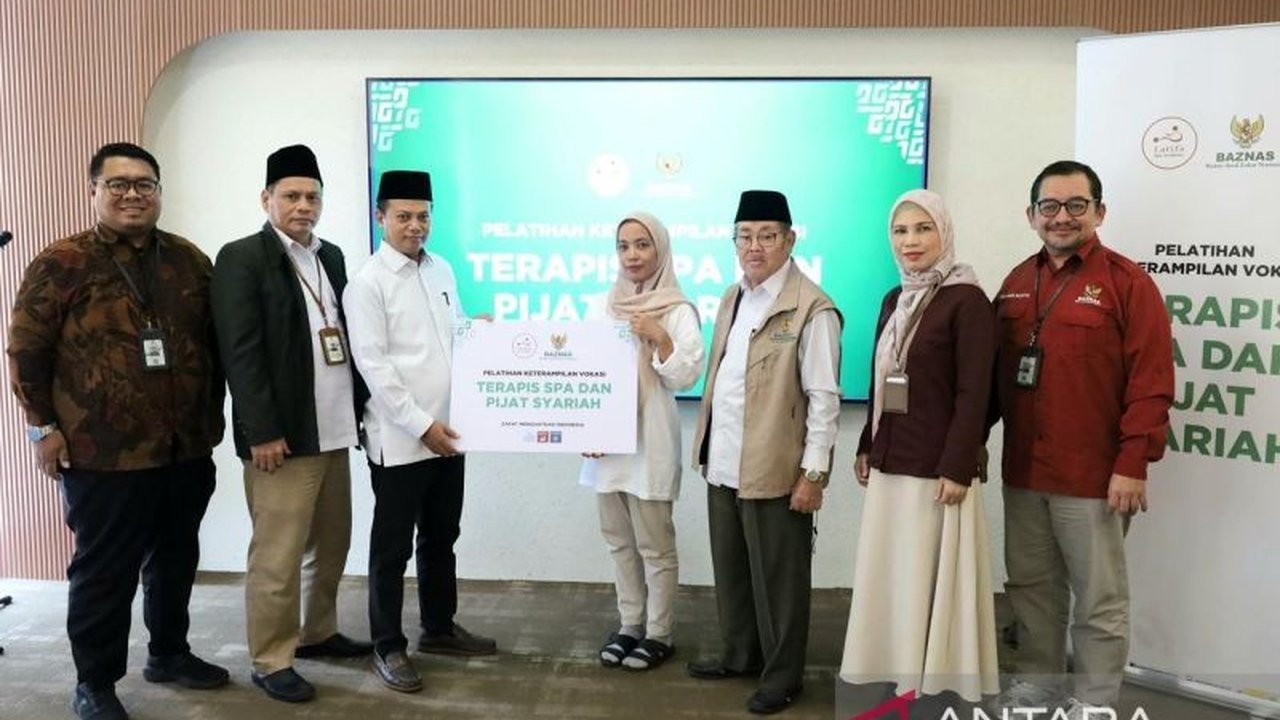 Baznas RI meluncurkan program Pelatihan Spa Syariah bagi mustahik perempuan di Tangerang, Banten, sebagai langkah konkret pengentasan kemiskinan dan peningkatan kesejahteraan masyarakat.
