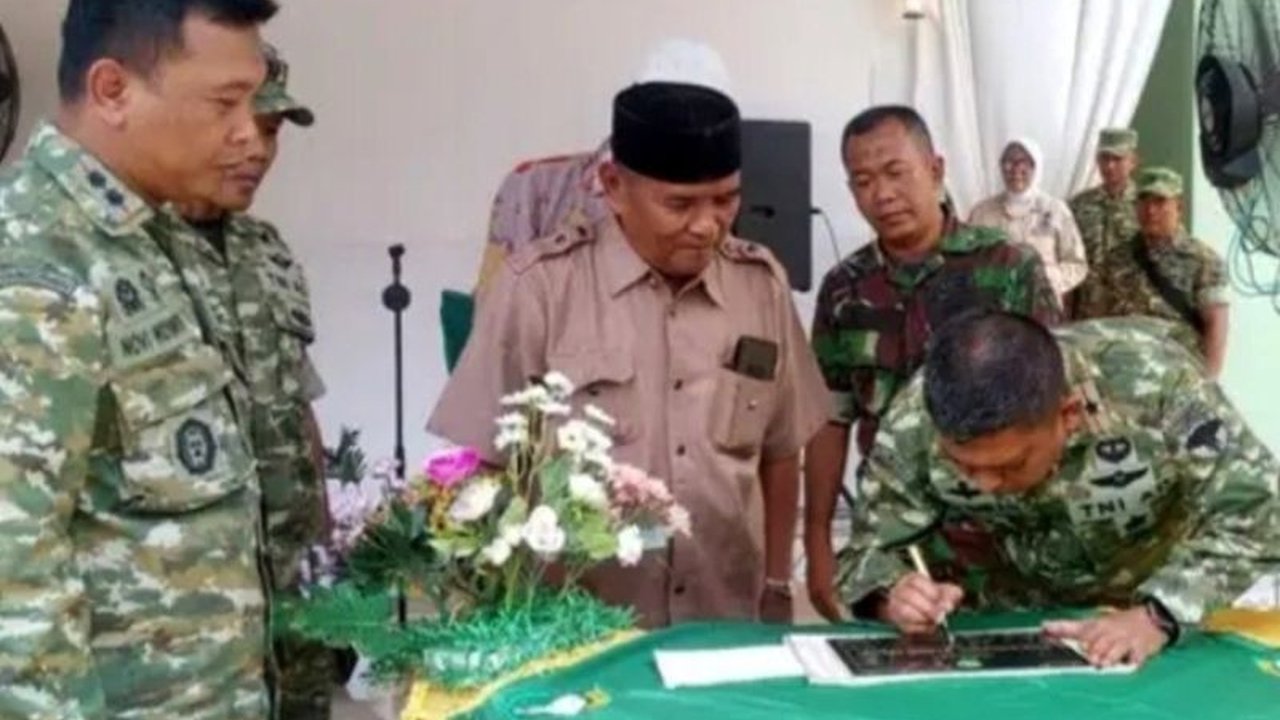 Komandan Korem 011/Lilawangsa Brigjen TNI Ali Imran tegaskan peran strategis Koramil menjaga keamanan, perdamaian, dan ekonomi di Aceh Timur, ditandai peresmian Pos Koramil Darul Falah.