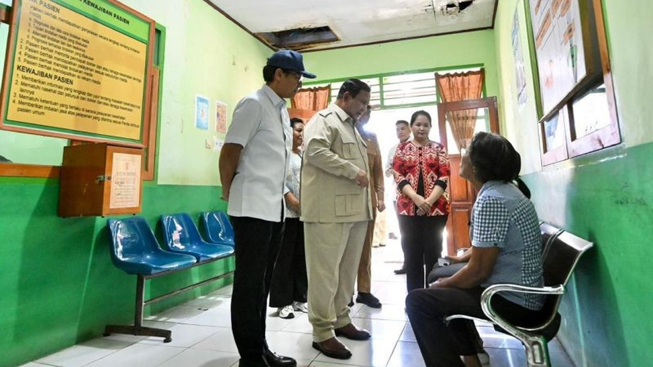 Presiden Prabowo Subianto meninjau langsung Puskesmas Miangas, memastikan peningkatan layanan kesehatan maksimal bagi masyarakat di wilayah terluar Indonesia, dan menginstruksikan renovasi serta penambahan fasilitas.