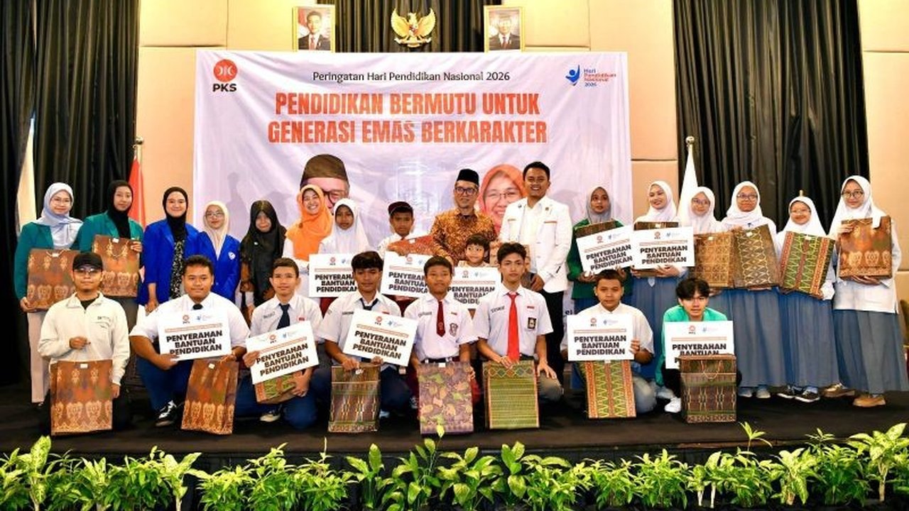 Partai Keadilan Sejahtera (PKS) menegaskan komitmennya untuk mendorong pendidikan bermutu bagi generasi emas berkarakter melalui peringatan Hari Pendidikan Nasional 2026, menyerukan kader menjadi pusat keunggulan pendidikan.