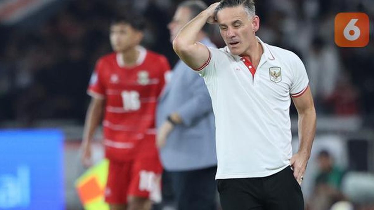 Pelatih Timnas Indonesia, John Herdman, saat mendampingi skuadnya pada pertandingan melawan St. Kitts and Nevis dalam ajang FIFA Series di SUGBK, Jakarta, Jumat (27-3-2026). (Bola.com/Muhamma