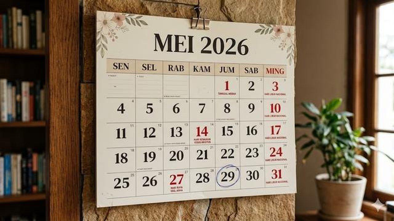 Kalender Mei 2026 (created by AI)