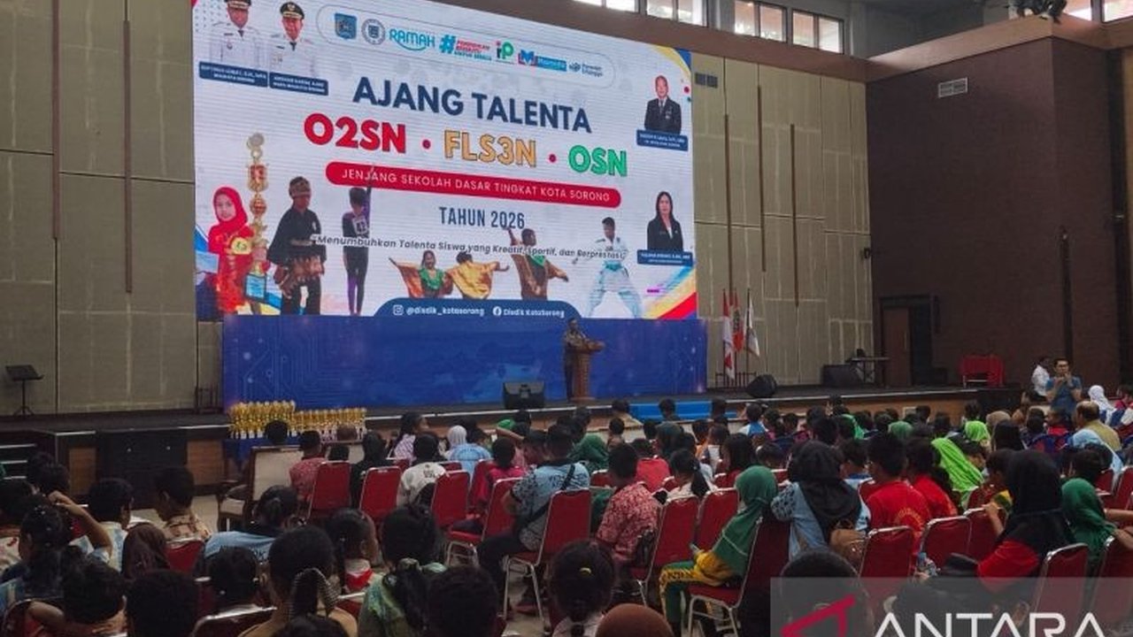 Dinas Pendidikan dan Kebudayaan Kota Sorong kembali menggelar Ajang Talenta 2026 untuk siswa SD, menjaring bibit unggul di bidang olahraga, seni, sastra, dan sains, guna meningkatkan mutu pendidikan daerah.