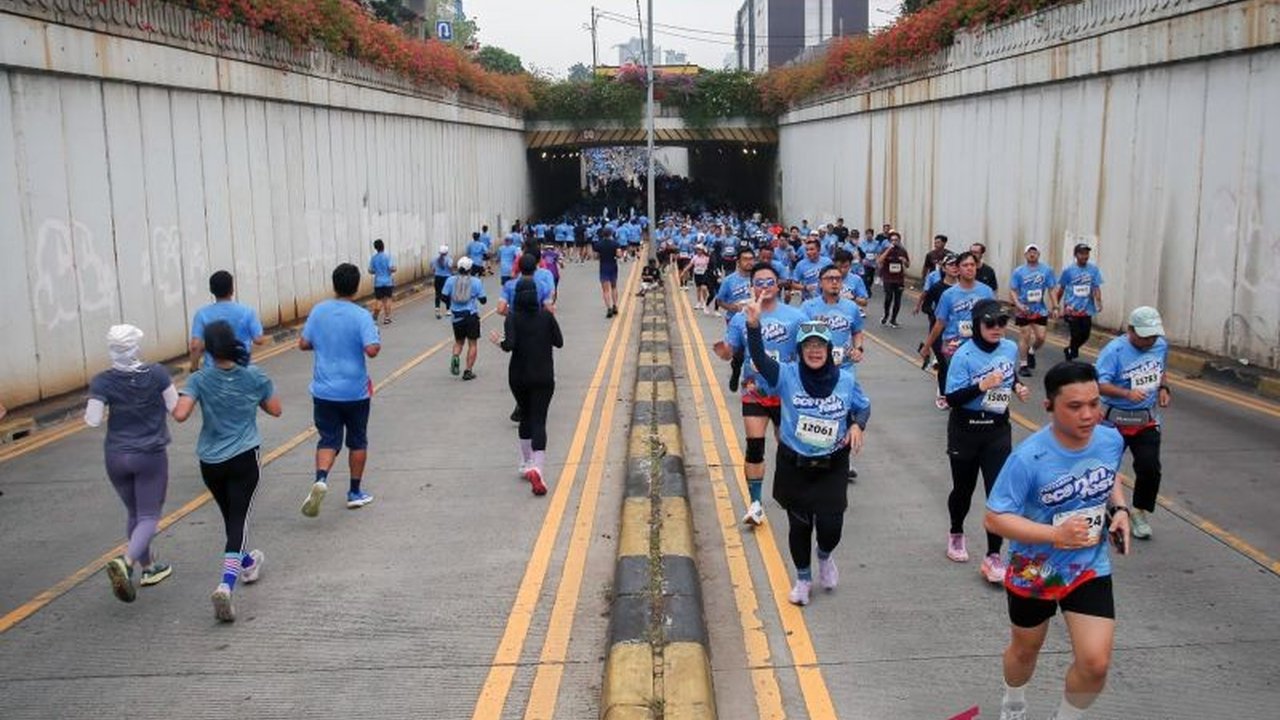 Dinas Perhubungan DKI Jakarta memberlakukan pengalihan arus lalu lintas dan menyiapkan rute alternatif saat Telkomsel Digiland Run 2026 pada Minggu, 17 Mei 2026, untuk kelancaran acara dan pengguna jalan.