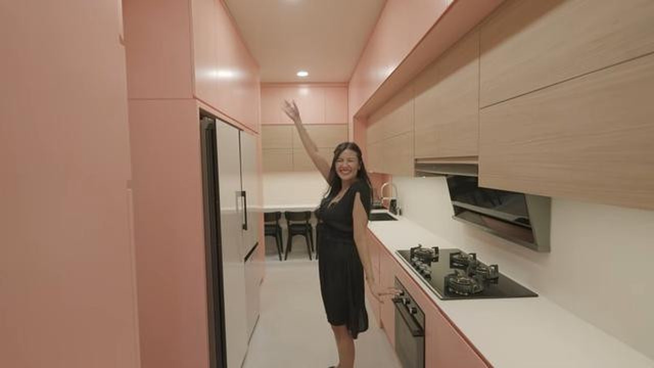 Dapur Rumah Sharena Delon (dok: YouTube Sharena Delon)