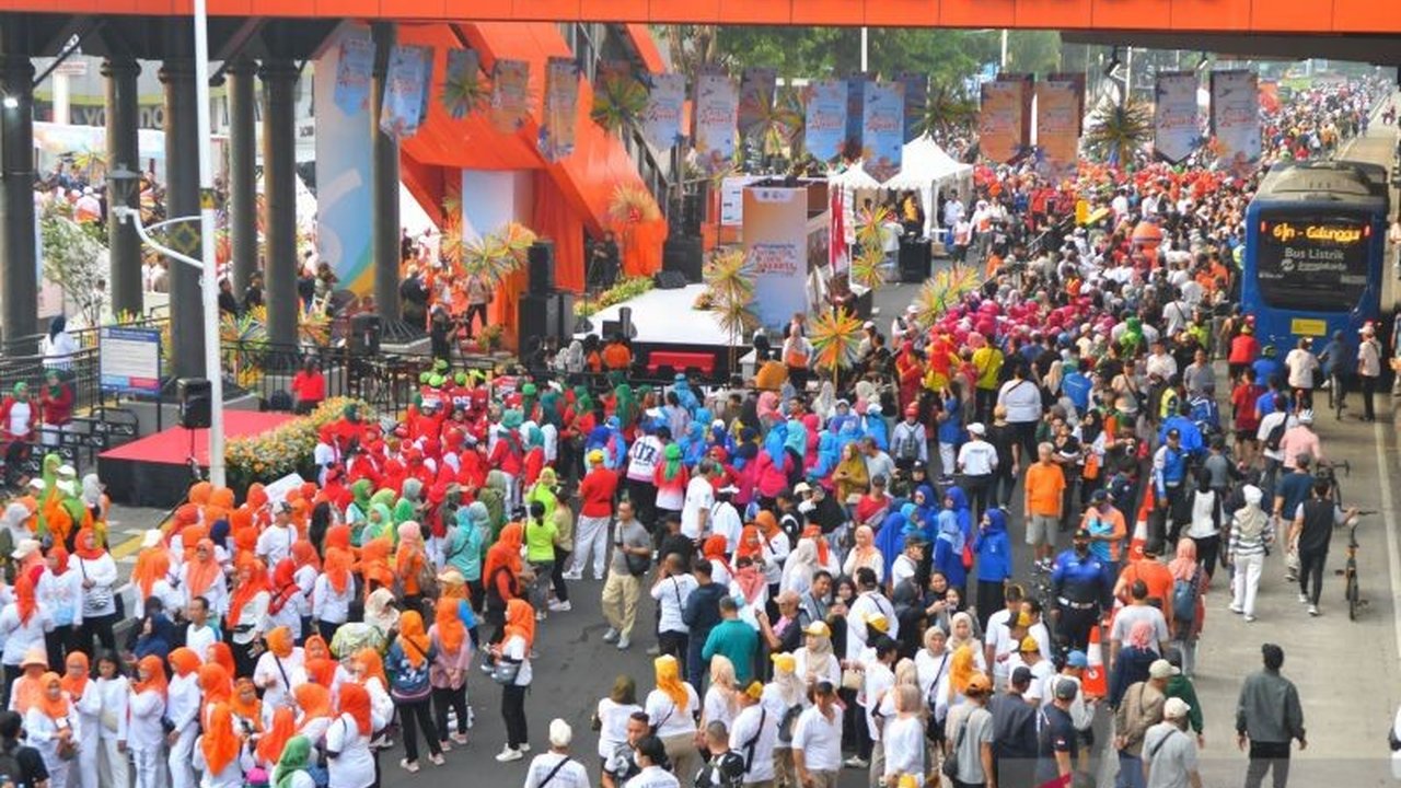 Pelaksanaan CFD Rasuna Said di Jalan HR Rasuna Said ditiadakan sementara pada 17 Mei 2026 dan akan kembali digelar pada Juni 2026 setelah evaluasi menyeluruh untuk memastikan kenyamanan dan keamanan pengunjung.