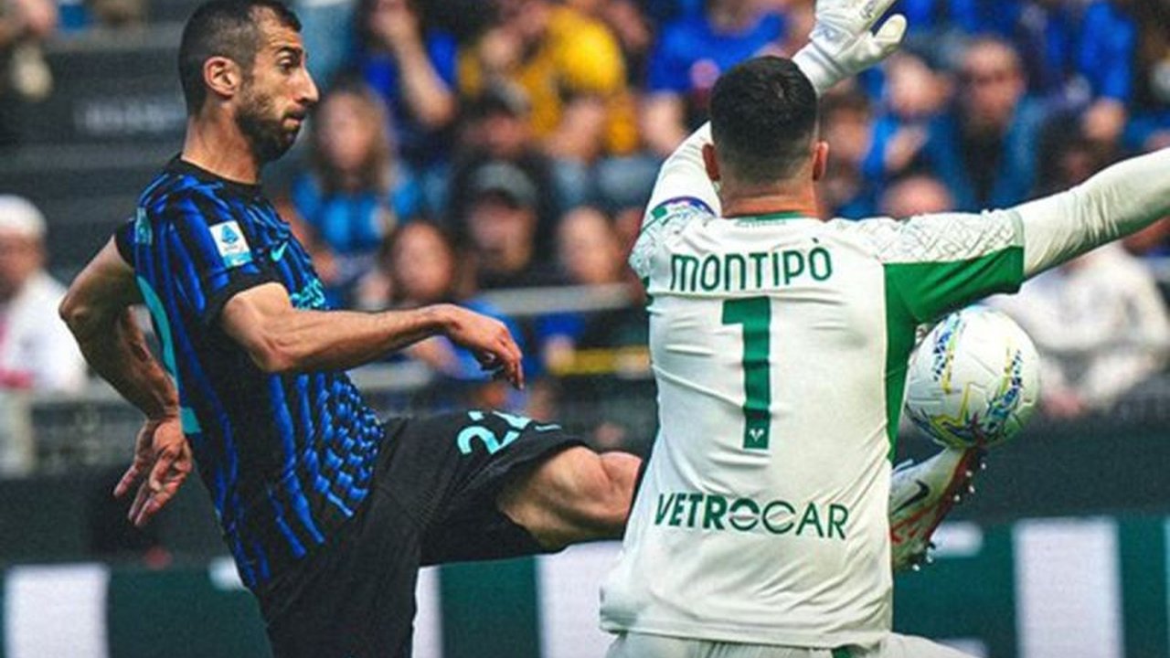 Inter Milan ditahan imbang Hellas Verona 1-1 pada laga pekan ke-37 Liga Italia 2025/26, setelah gol bunuh diri dibalas di menit akhir, meski tak mengubah status juara Serie A mereka.