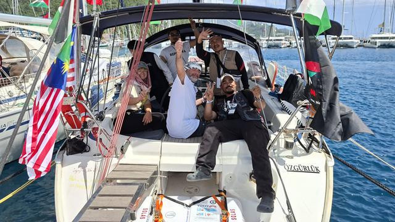 Delegasi Indonesia yang tergabung dalam misi kemanusiaan Global Sumud Flotilla (GSF). (Liputan6.com/Nanda Farikh Ibrahim)