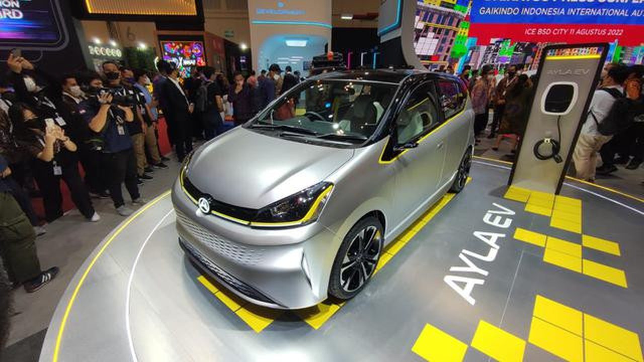 Daihatsu Ayla EV. (Liputan6.com/Septian)
